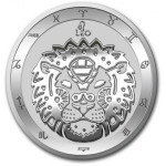 Tokelau 1 oz srebrnik Astrološka znamenja 2021 LEO / LEV (trezor)