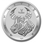 Tokelau 1 oz srebrnik Astrološka znamenja 2021 TAURUS / BIK (trezor)