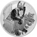 Tuvalu 1 oz srebrnik Gods of Olympus HADES  2021 (trezor)