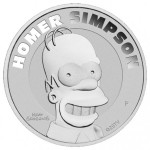 Tuvalu 1 oz srebrnik HOMER SIMPSON 2022 (trezor)