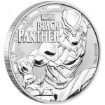 Tuvalu 1 oz srebrnik Marvel Black Panther 2018 (trezor)
