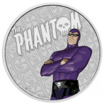Tuvalu 1 oz srebrnik Phantom barvni 2023 (trezor)