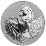 Virgin Islands 1 oz srebrnik Pegasus 2021 (trezor)