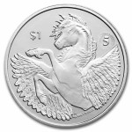Virgin Islands 1 oz srebrnik Pegasus 2022 Privy 5 obletnica (trezor)