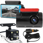 Armaturna avto kamera snemalna Full HD LCD 3″ + zadnja IR kamera
