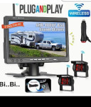 Brezžični komplet za vzratno vožnjo,Monitor in dve kameri,novo napačno