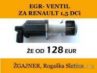 EGR ventil za Renault 1,5 dCi že od