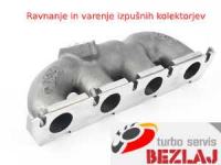 Popravilo izpušnega kolektorja. Ravnanje. Varjenje.