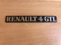 7700697702 - EMBLEM NAPIS ZNAK RENAULT 4 GTL katra katerca