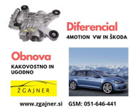 Diferencial 4MOTION VW , Škoda, Audi, Seat
