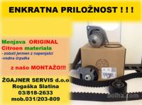 JERMEN ZOBATI CITROEN 1.6HDI +VODNA ČRPALKA ORIGINAL