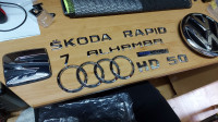 Napisi, emblemi, logo za avto ( Audi, Škoda)