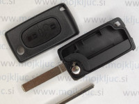 Ohišje za ključ Peugeot 308, Citroen C3