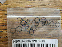 oring 6.8mm debelina 0,3mm