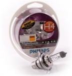 Par žarnic Philips 12V H4 60/55W Night Guide