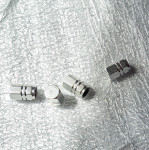 Pokrovčki, kapice za ventile pnevmatik  - 4 kos, srebrna barva