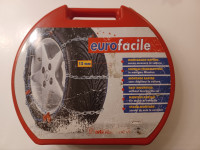 Prodam set nerabljenih snežnih verig Eurofacile 06  - 12 mm v kovčku.