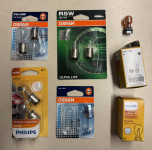 Razične avtomobilske žarnice, nove, komplet