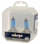TWIN SET žarnic NARVA H7 RANGE POWER WHITE, 55W