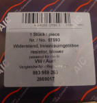 Upor, ventilator notranjega prostora