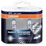Žarnica H1 55W - 12V, Night Breaker Unlimited. 90% več svetilnosti