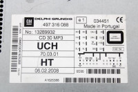 RADIO CD / OJACEVALNIK / IMETNIK HIFI OEM N. 13289932 ORIGINAL REZERVN