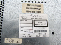 RADIO CD / OJACEVALNIK / IMETNIK HIFI OEM N. 735451941 ORIGINAL REZERV