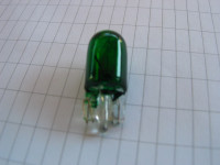 Zelena žarnica 12V, za osvetlitev armature