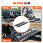 Aluminijasta zložljiva rampa za invalidski voziček – 400kg