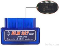 Naprava za avto diagnostiko Mini ELM327 V1.5, OBD2, 25K80 chip,...