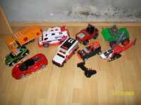 Avtomobili - igrače (9 v kompletu - na baterije in brez njih)