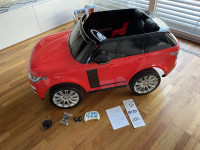 Range Rover Land Rover otroški avto na akumulator, rdeč, še v garancij