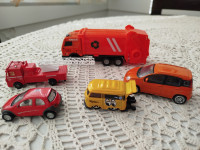 Set 5-ih vozil za igro - avtomobilčki