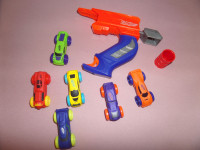 Set NERF NITRO: avtomobilčki 6 kom in izstreljevalec (NOVO)