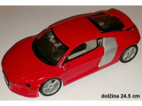 Kovinski model AUDI R8, Maisto, 1/18, 24.5 cm - nekompleten