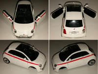 Kovinski model FIAT 500 RMZ City, UNI FORTUNE 5015, 12 cm - brez koles