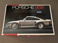 Maketa avtomobil Porsche 959 - Gunze Sangyo 1/24 1:24
