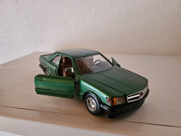 MAKETA BURAGO MERCEDES BENZ 500 SEC 1/26