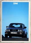 1987 BMW 324d brošura prospekt