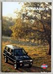 1995 Nissan Terrano II brošura prospekt
