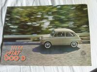 Avstrijski fičo - Steyr - Fiat 600D brošura prospekt