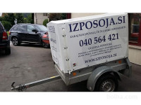 Izposoja tovorne prikolice Pongratz LPA 150U s ponjavo - vozna z B-kat