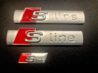AUDI - "S-line", kovinske oznake za avto, prodam