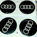 Audi nalepke za platišča 50mm