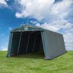 Garažni šotori 3.3m x (4,8m; 6m; 7,2m), PVC 800, s statiko