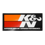 K&N tabla logo Embossed Metal 50x23cm