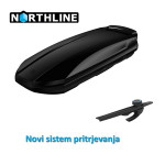 NORTHLINE KOVČEK TIROL TEF 420L ČRN