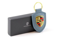 Original Porsche obesek za ključe usnjen grb