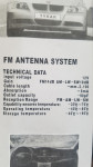 Radijska antena za na steklo za avtodom , avto