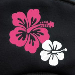 Sedežna blazina Bottari, črna, roža